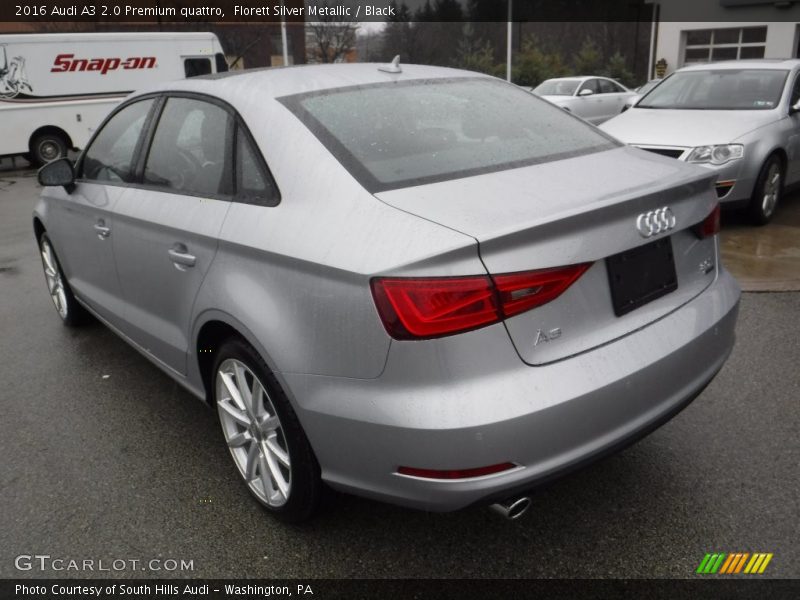 Florett Silver Metallic / Black 2016 Audi A3 2.0 Premium quattro
