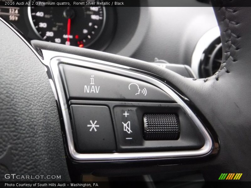 Florett Silver Metallic / Black 2016 Audi A3 2.0 Premium quattro