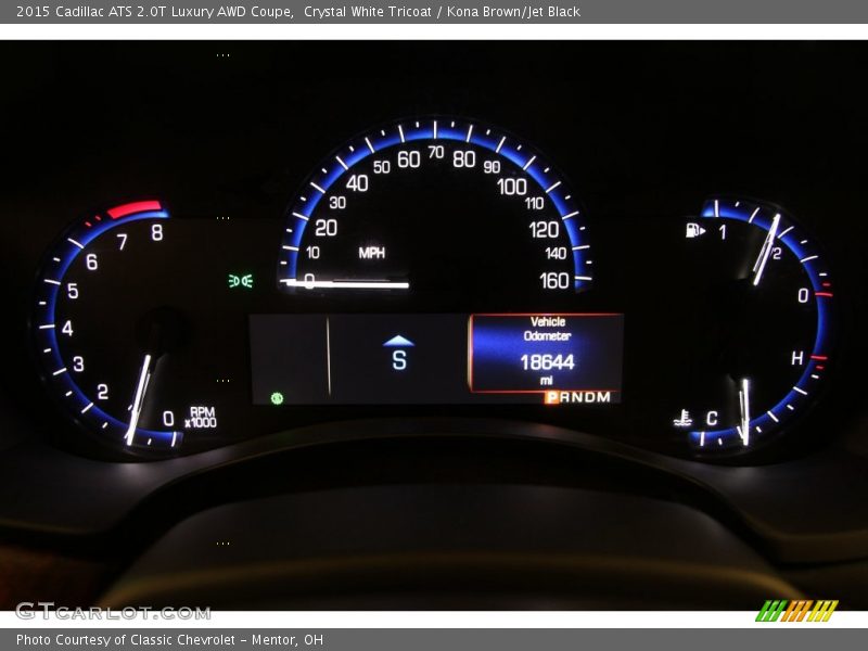  2015 ATS 2.0T Luxury AWD Coupe 2.0T Luxury AWD Coupe Gauges
