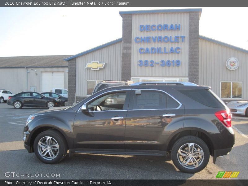 Tungsten Metallic / Light Titanium 2016 Chevrolet Equinox LTZ AWD