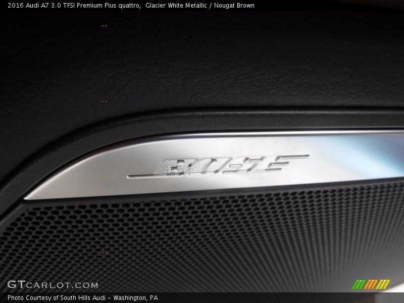 Glacier White Metallic / Nougat Brown 2016 Audi A7 3.0 TFSI Premium Plus quattro