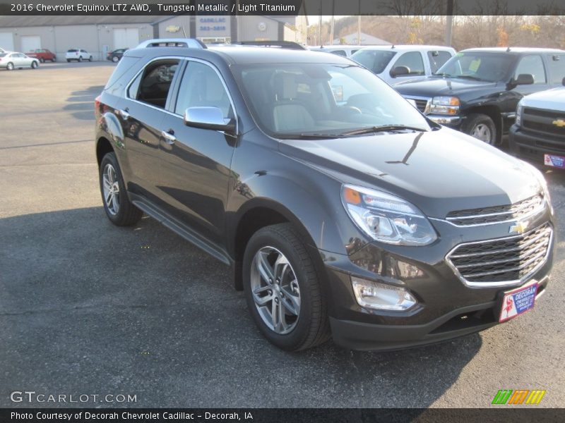 Tungsten Metallic / Light Titanium 2016 Chevrolet Equinox LTZ AWD