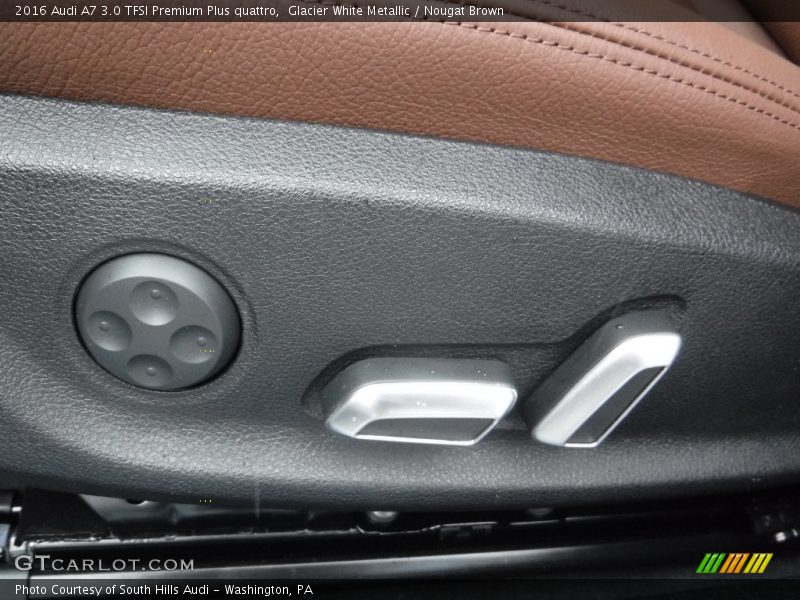 Glacier White Metallic / Nougat Brown 2016 Audi A7 3.0 TFSI Premium Plus quattro