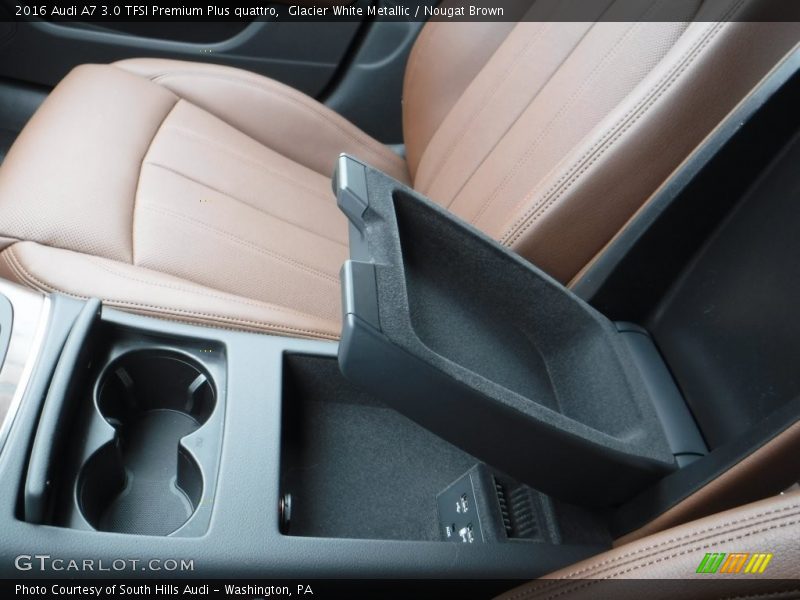 Glacier White Metallic / Nougat Brown 2016 Audi A7 3.0 TFSI Premium Plus quattro