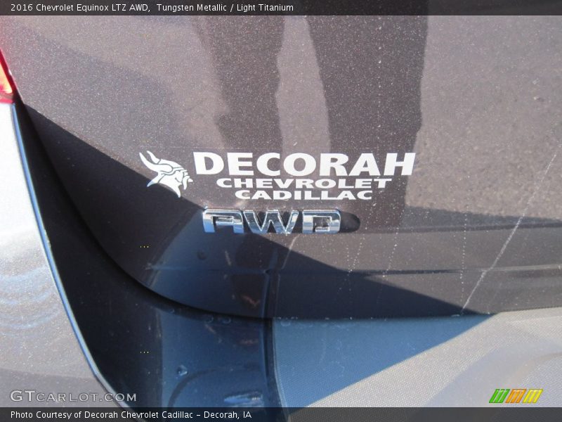 Tungsten Metallic / Light Titanium 2016 Chevrolet Equinox LTZ AWD