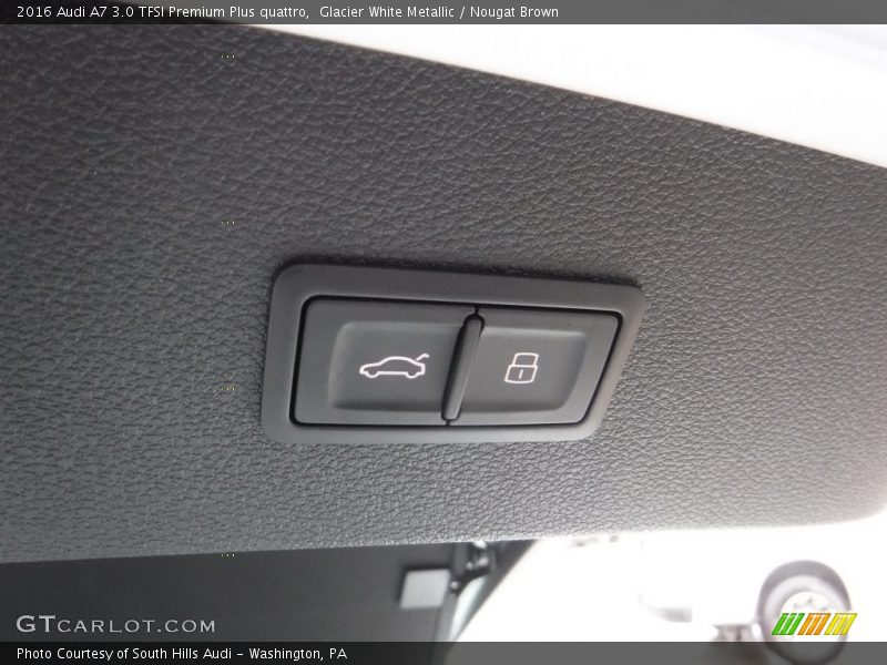 Glacier White Metallic / Nougat Brown 2016 Audi A7 3.0 TFSI Premium Plus quattro