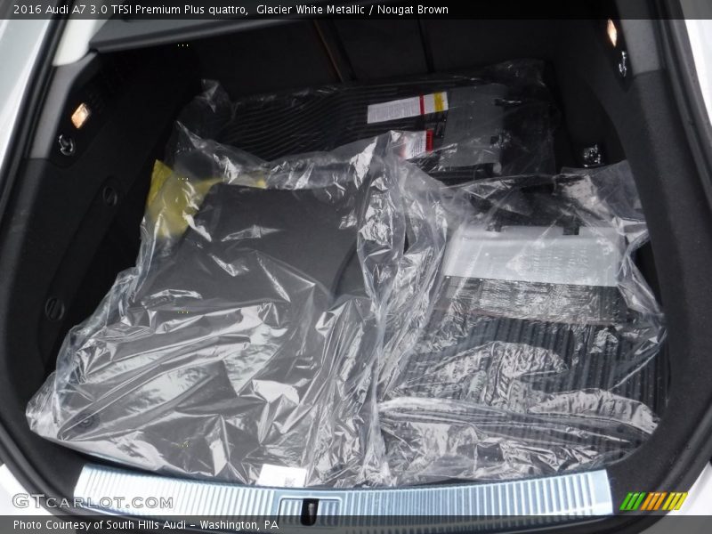 Glacier White Metallic / Nougat Brown 2016 Audi A7 3.0 TFSI Premium Plus quattro