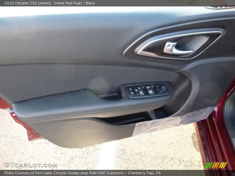 Velvet Red Pearl / Black 2016 Chrysler 200 Limited