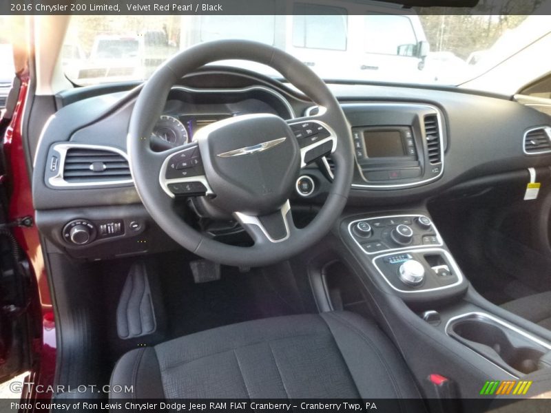 Velvet Red Pearl / Black 2016 Chrysler 200 Limited