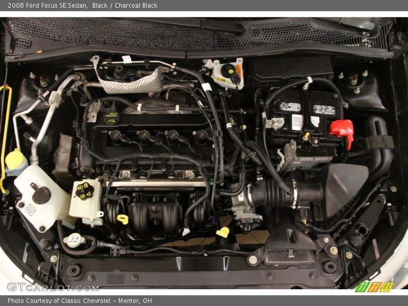 Black / Charcoal Black 2008 Ford Focus SE Sedan