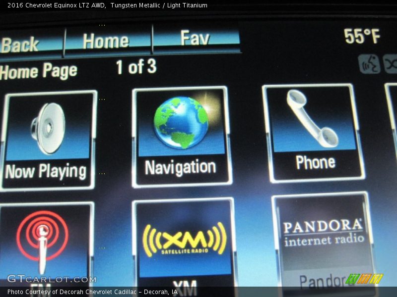Tungsten Metallic / Light Titanium 2016 Chevrolet Equinox LTZ AWD