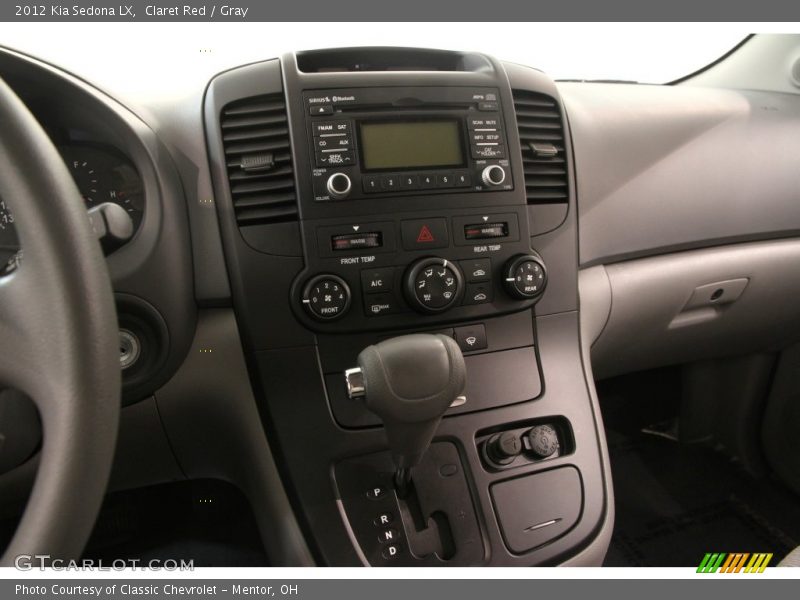 Claret Red / Gray 2012 Kia Sedona LX