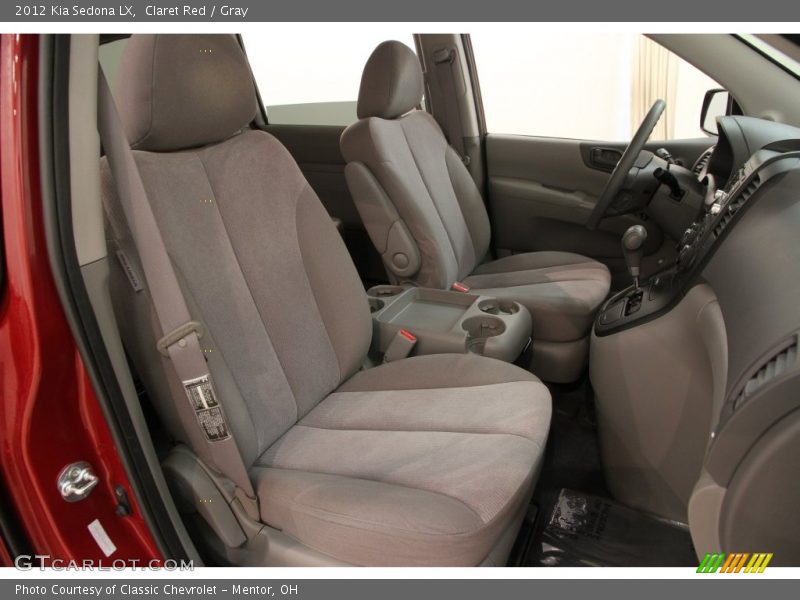 Claret Red / Gray 2012 Kia Sedona LX