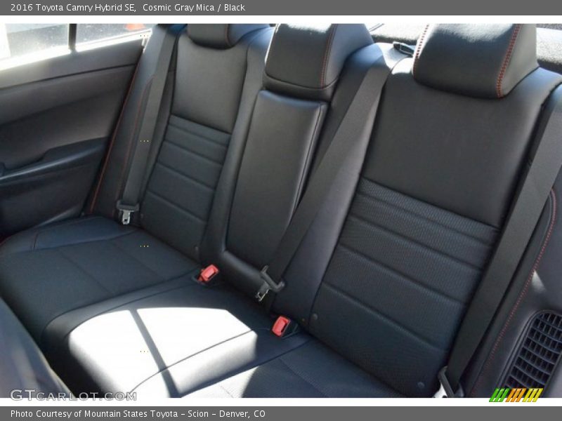 Cosmic Gray Mica / Black 2016 Toyota Camry Hybrid SE
