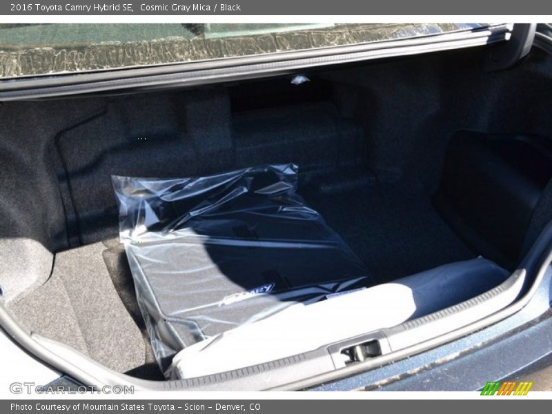 Cosmic Gray Mica / Black 2016 Toyota Camry Hybrid SE