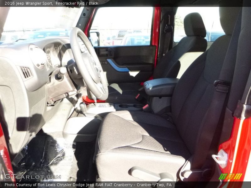 Firecracker Red / Black 2016 Jeep Wrangler Sport