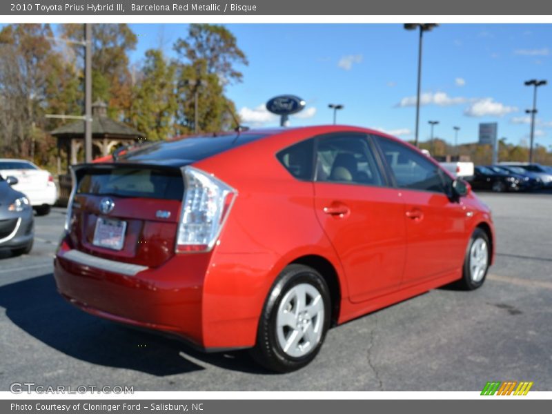Barcelona Red Metallic / Bisque 2010 Toyota Prius Hybrid III