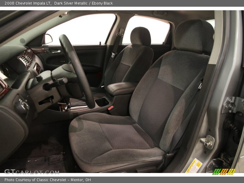Dark Silver Metallic / Ebony Black 2008 Chevrolet Impala LT