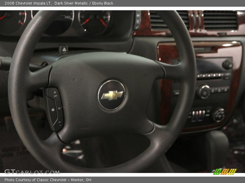 Dark Silver Metallic / Ebony Black 2008 Chevrolet Impala LT
