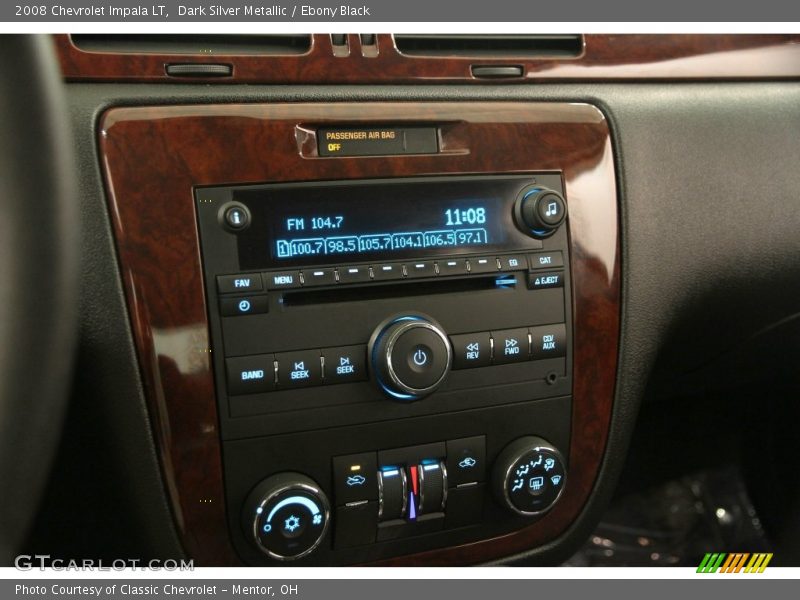Dark Silver Metallic / Ebony Black 2008 Chevrolet Impala LT