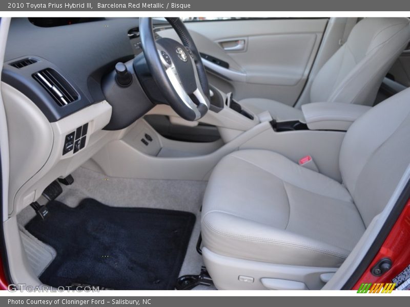 Barcelona Red Metallic / Bisque 2010 Toyota Prius Hybrid III