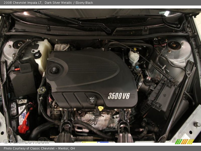 Dark Silver Metallic / Ebony Black 2008 Chevrolet Impala LT