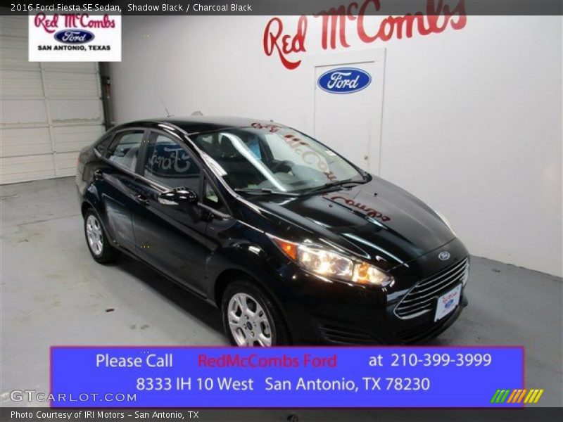 Shadow Black / Charcoal Black 2016 Ford Fiesta SE Sedan