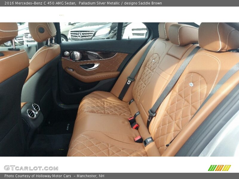 Rear Seat of 2016 C 450 AMG Sedan