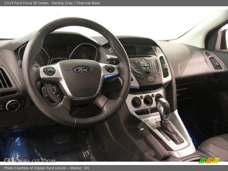 Sterling Gray / Charcoal Black 2014 Ford Focus SE Sedan