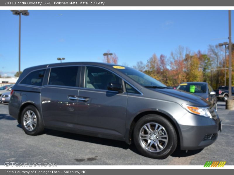 Polished Metal Metallic / Gray 2011 Honda Odyssey EX-L
