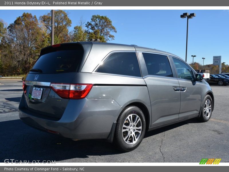 Polished Metal Metallic / Gray 2011 Honda Odyssey EX-L