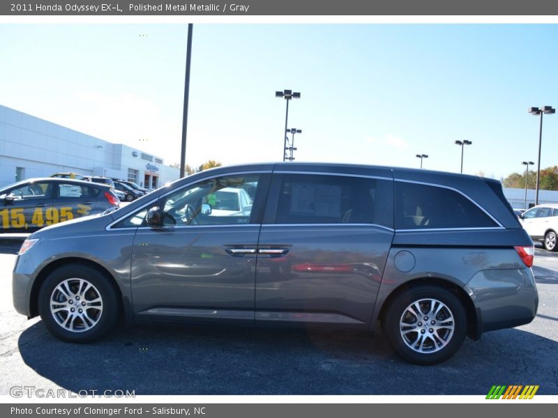 Polished Metal Metallic / Gray 2011 Honda Odyssey EX-L