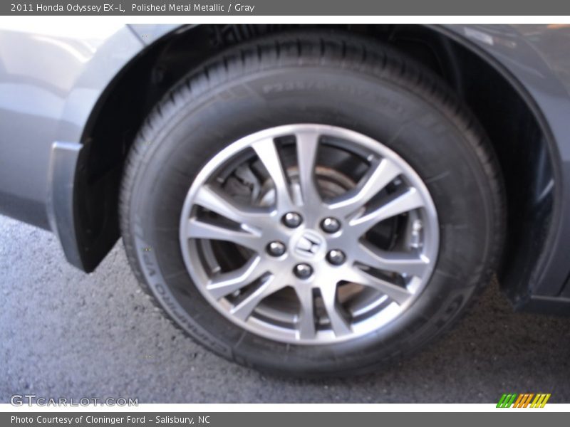 Polished Metal Metallic / Gray 2011 Honda Odyssey EX-L