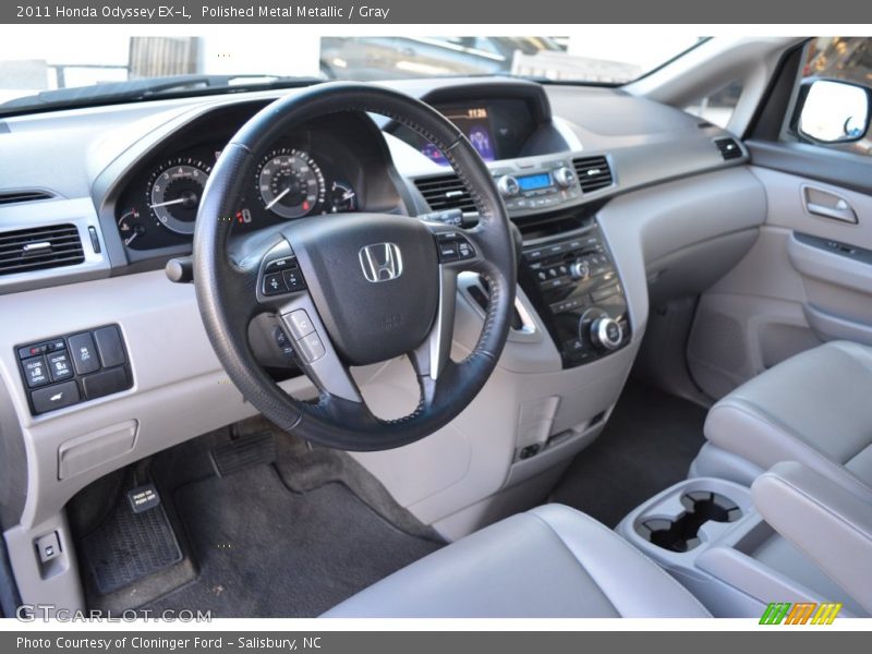 Polished Metal Metallic / Gray 2011 Honda Odyssey EX-L
