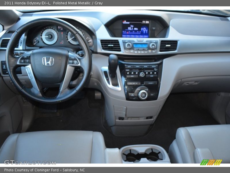 Polished Metal Metallic / Gray 2011 Honda Odyssey EX-L
