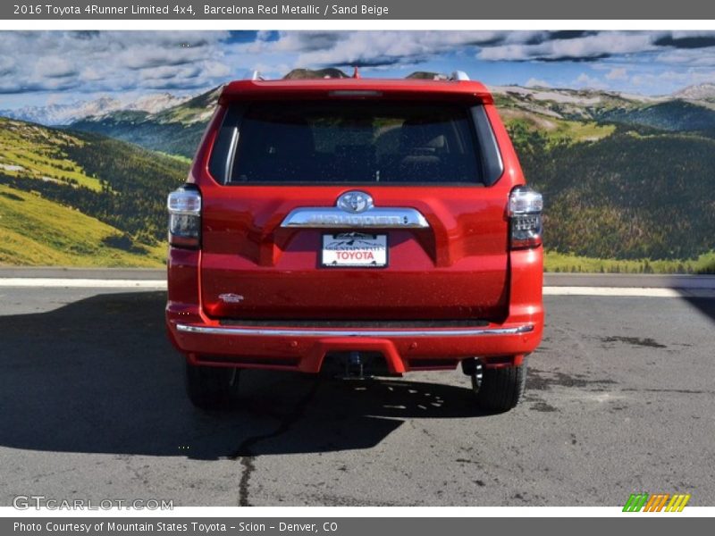 Barcelona Red Metallic / Sand Beige 2016 Toyota 4Runner Limited 4x4