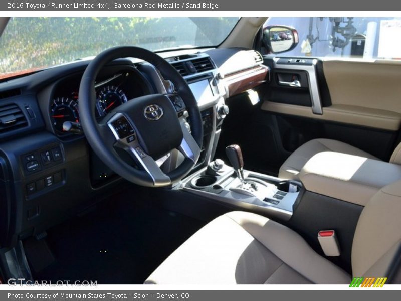 Barcelona Red Metallic / Sand Beige 2016 Toyota 4Runner Limited 4x4