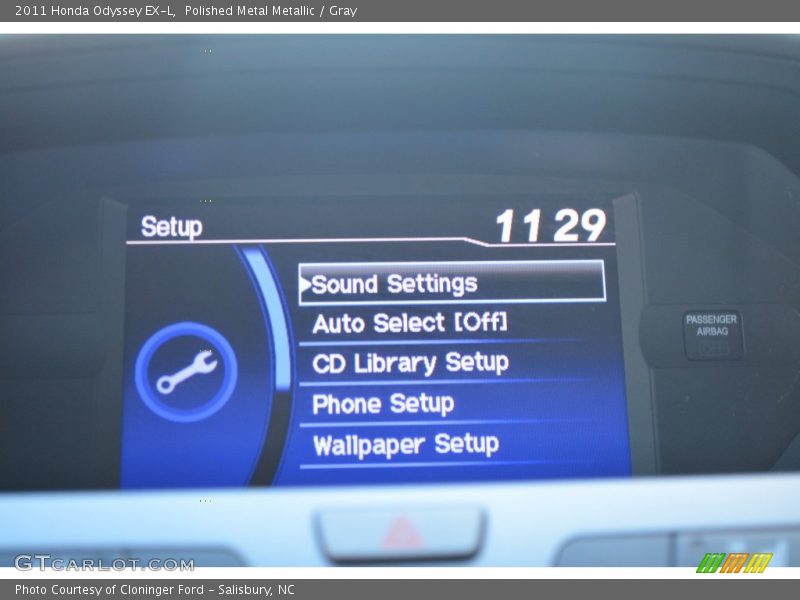 Polished Metal Metallic / Gray 2011 Honda Odyssey EX-L