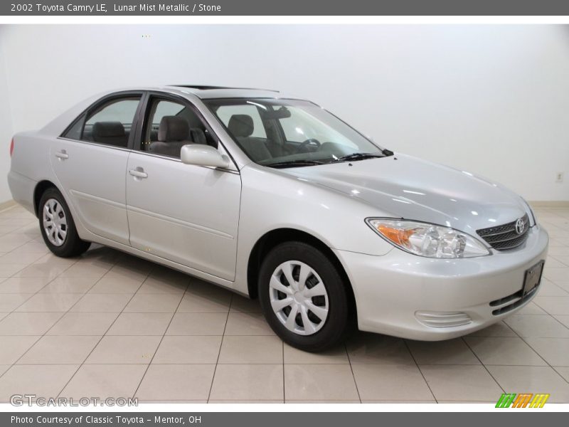 Lunar Mist Metallic / Stone 2002 Toyota Camry LE