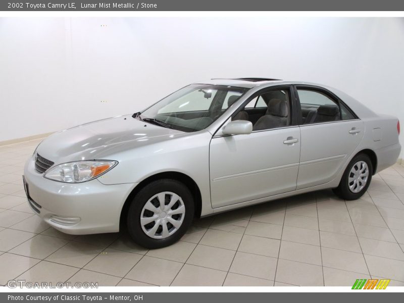 Lunar Mist Metallic / Stone 2002 Toyota Camry LE