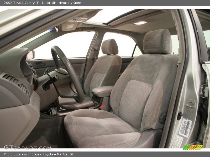 Lunar Mist Metallic / Stone 2002 Toyota Camry LE