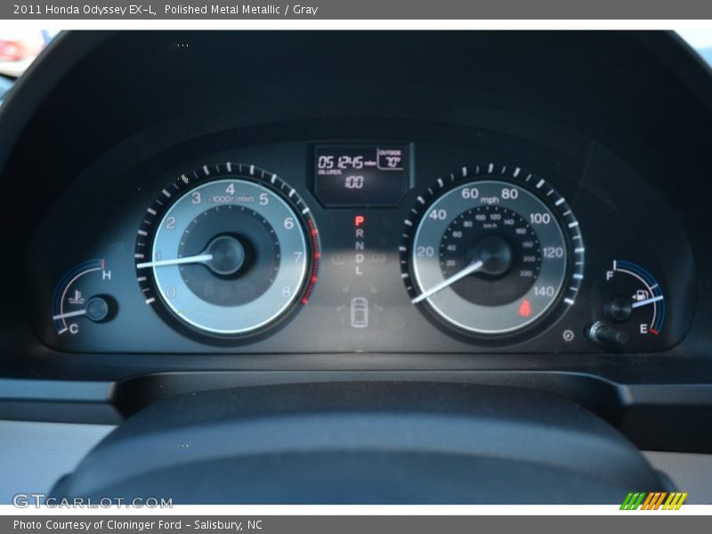 Polished Metal Metallic / Gray 2011 Honda Odyssey EX-L