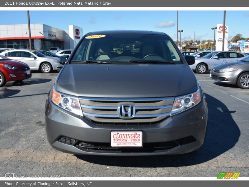 Polished Metal Metallic / Gray 2011 Honda Odyssey EX-L
