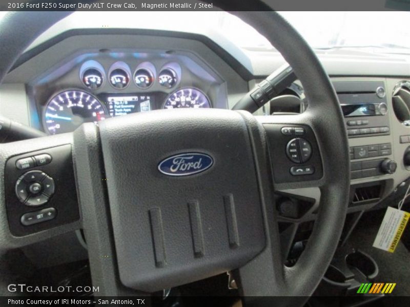 Magnetic Metallic / Steel 2016 Ford F250 Super Duty XLT Crew Cab