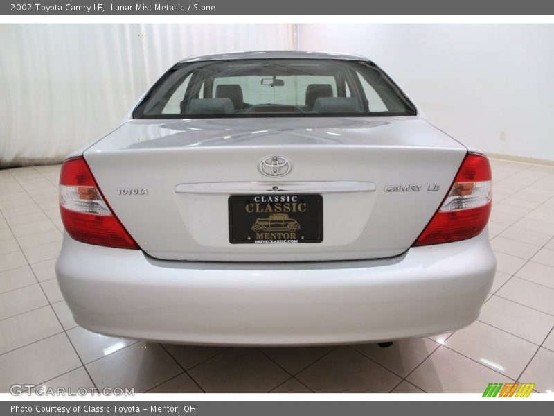 Lunar Mist Metallic / Stone 2002 Toyota Camry LE