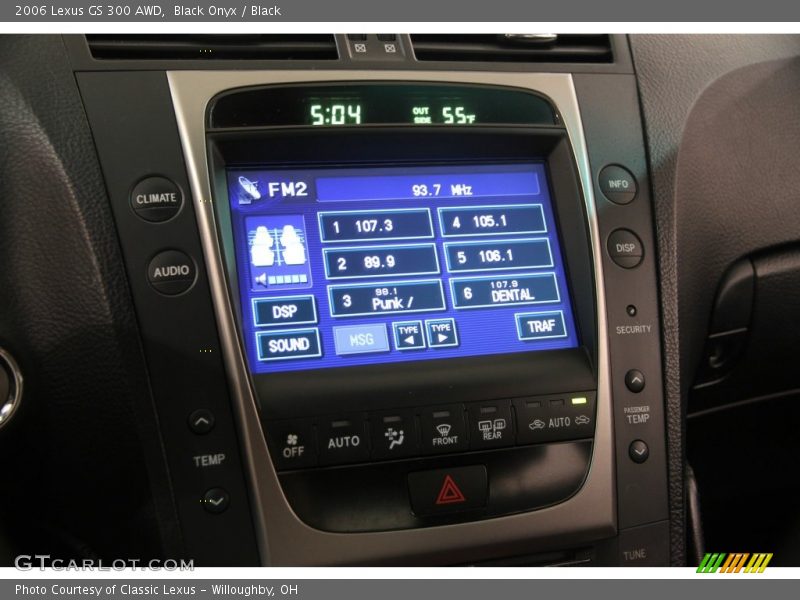 Black Onyx / Black 2006 Lexus GS 300 AWD