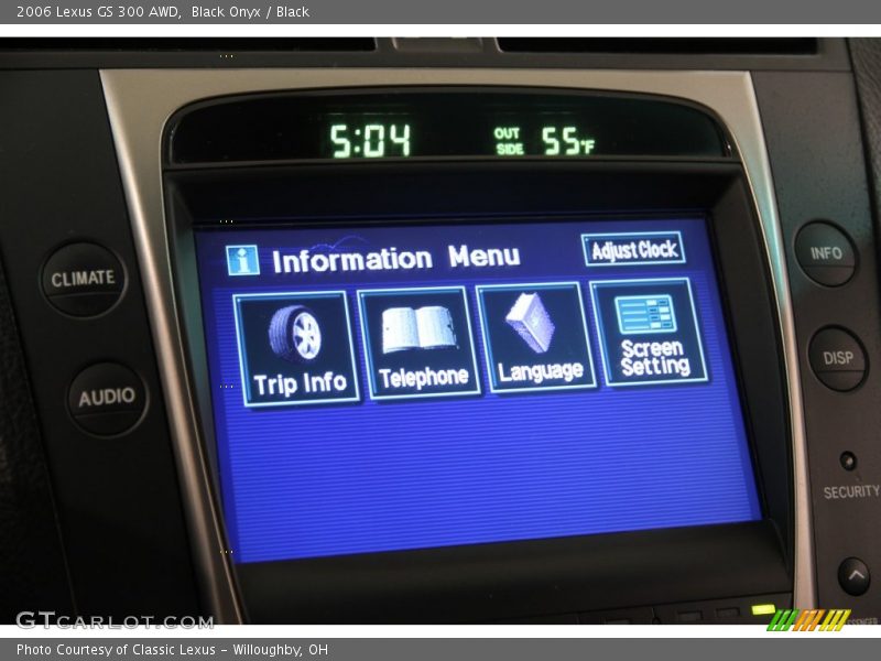 Black Onyx / Black 2006 Lexus GS 300 AWD