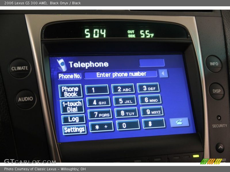 Black Onyx / Black 2006 Lexus GS 300 AWD