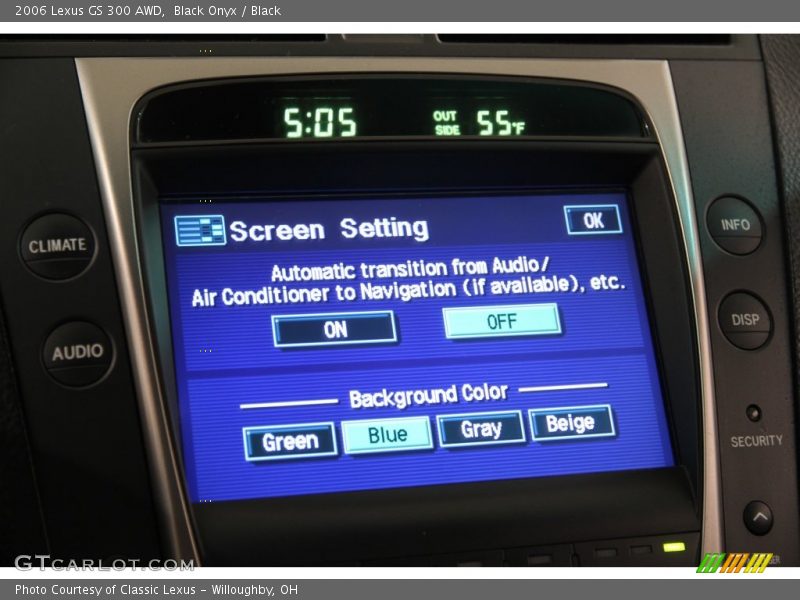 Black Onyx / Black 2006 Lexus GS 300 AWD