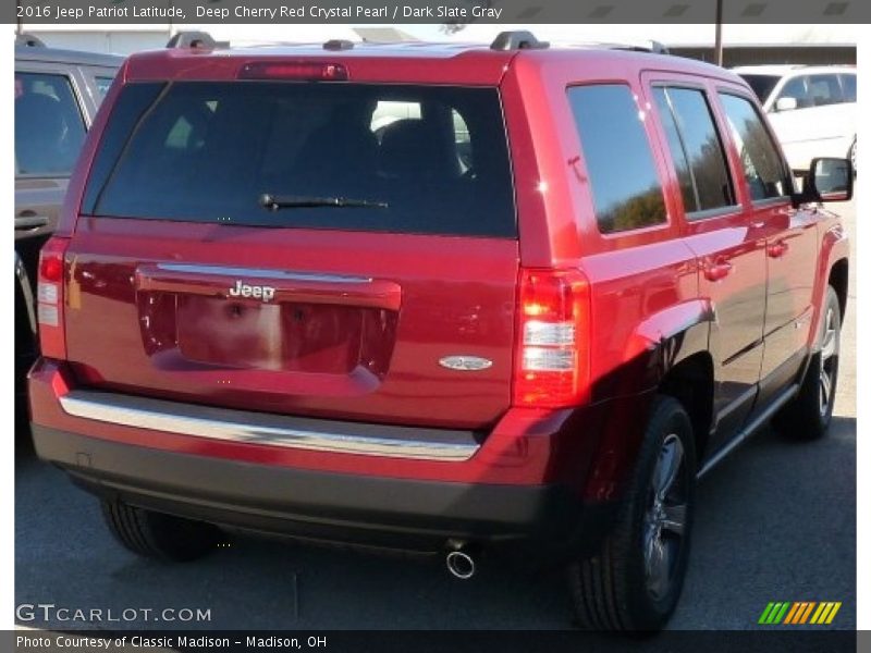 Deep Cherry Red Crystal Pearl / Dark Slate Gray 2016 Jeep Patriot Latitude